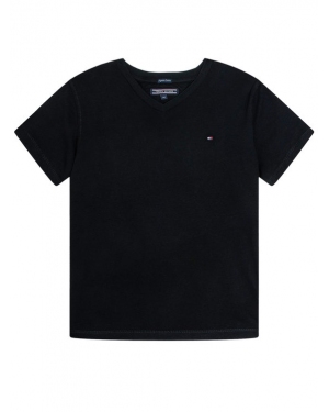 Tommy Hilfiger T-Shirt Boys Basic KB0KB04142 Czarny Regular Fit