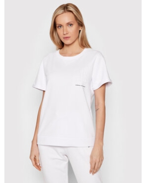 Armani Exchange T-Shirt 8NYM03 YJ68Z 1000 Biały Relaxed Fit