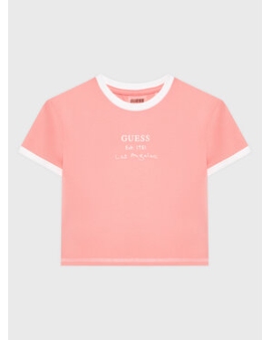 Guess T-Shirt J3GI29 KBNW0 Różowy Regular Fit