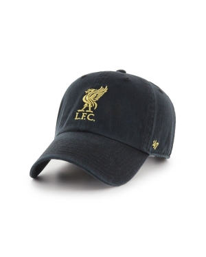47brand Czapka z daszkiem EPL Liverpool kolor czarny z aplikacją