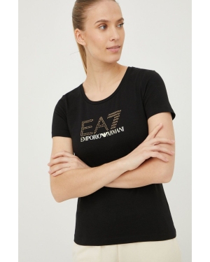 EA7 Emporio Armani t-shirt 8NTT24.TJ2HZ.NOS damski kolor czarny