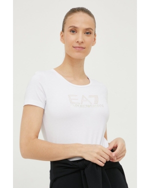EA7 Emporio Armani t-shirt 8NTT24.TJ2HZ.NOS damski kolor biały