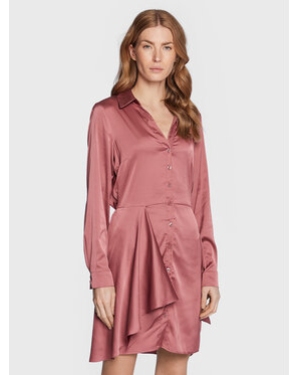 Guess Sukienka koszulowa Alya W2BK83 WF1T2 Różowy Regular Fit