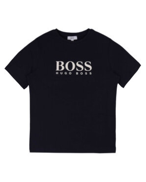 Boss T-Shirt J25P13 S Granatowy Regular Fit
