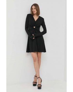 MAX&Co. sukienka kolor czarny mini prosta