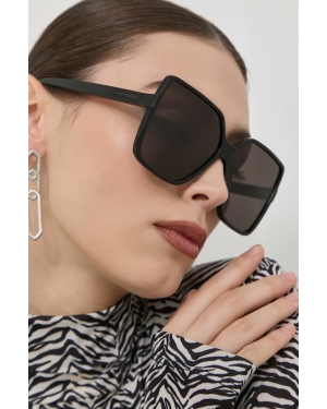 Saint Laurent okulary przeciwsłoneczne Betty damskie kolor czarny
