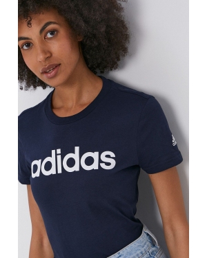 adidas T-shirt bawełniany H07833 kolor granatowy H07833