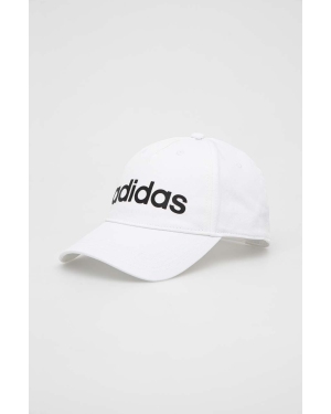 adidas czapka z daszkiem kolor biały z nadrukiem IC9707