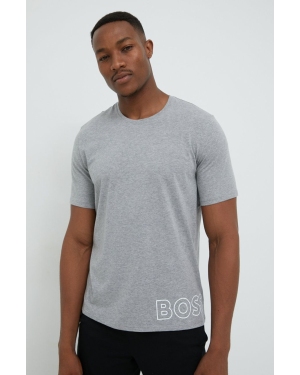 BOSS t-shirt 50472750 męski kolor szary melanżowy