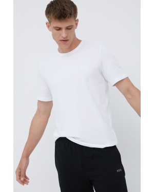 BOSS t-shirt piżamowy 50469550 męski kolor biały z aplikacją