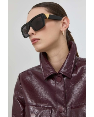 Bottega Veneta okulary przeciwsłoneczne damskie kolor czarny BV1178S