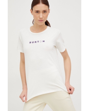 Burton t-shirt bawełniany kolor biały