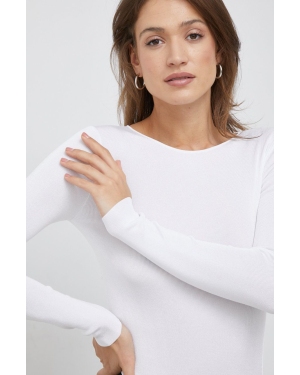 Calvin Klein sweter damski kolor biały lekki