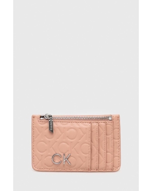 Calvin Klein portfel damski kolor różowy