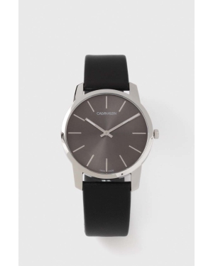 Calvin Klein zegarek męski kolor czarny