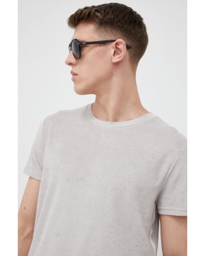 Calvin Klein t-shirt plażowy kolor szary