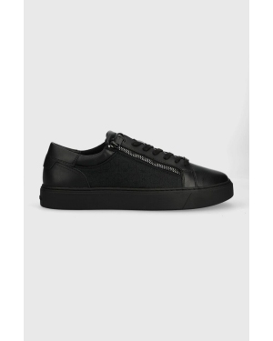 Calvin Klein sneakersy LOW TOP LACE UP W/ZIP MONO JQ kolor czarny HM0HM01013