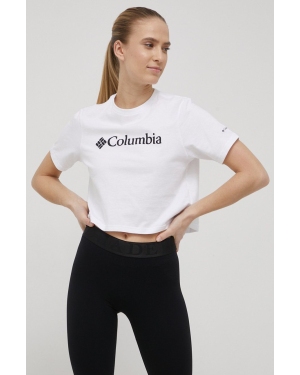 Columbia t-shirt damski kolor biały 1930051-012