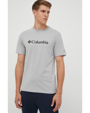 Columbia t-shirt męski kolor szary 1680053-014