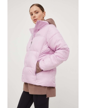 Columbia kurtka Puffect Jacket damska kolor różowy zimowa 1864781