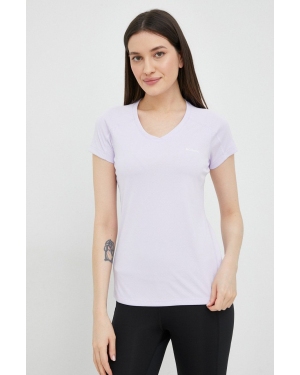 Columbia t-shirt sportowy Zero Rules kolor fioletowy 1533571