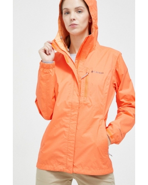 Columbia kurtka outdoorowa Pouring Adventure II kolor pomarańczowy przejściowa 1760071