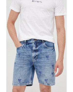 Desigual szorty jeansowe 22SMDD07 męskie