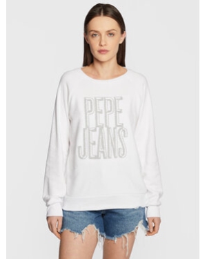 Pepe Jeans Bluza PL581260 Biały Regular Fit