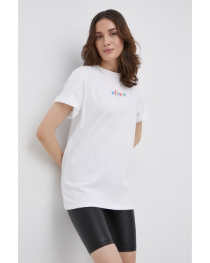 Ellesse T-shirt bawełniany kolor biały SGL13371-908