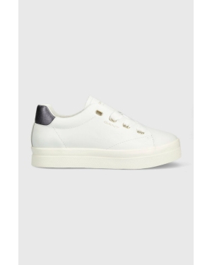 Gant sneakersy skórzane Avona kolor biały 26531918.G278