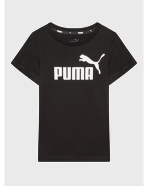 Puma T-Shirt Essentials Logo 586960 Czarny Regular Fit