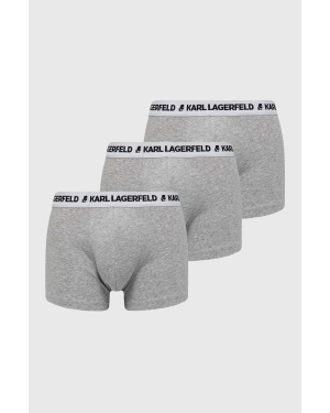 Karl Lagerfeld Bokserki (3-pack) 211M2102 męskie kolor szary