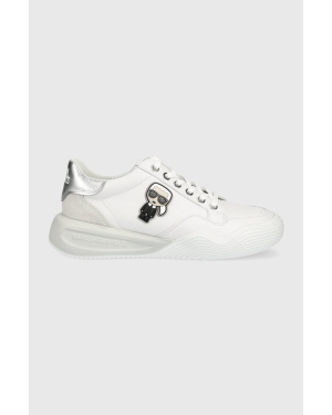 Karl Lagerfeld sneakersy skórzane KAPRI RUN KL62830 kolor biały