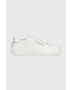 Karl Lagerfeld sneakersy skórzane KUPSOLE III KL51019.01W kolor biały