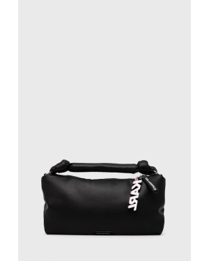 Karl Lagerfeld torebka skórzana 225W3056 kolor czarny