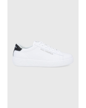Karl Lagerfeld buty skórzane KUPSOLE III KL51019.011 kolor biały