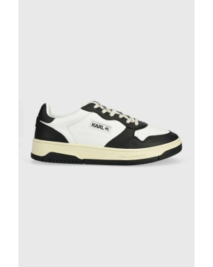 Karl Lagerfeld sneakersy skórzane KREW KL kolor czarny KL53020