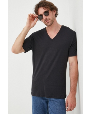 Michael Kors - t-shirt bawełniany (3-pack) BR2V001023 kolor czarny