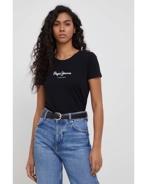 Pepe Jeans t-shirt NEW VIRGINIA SS N damski kolor czarny
