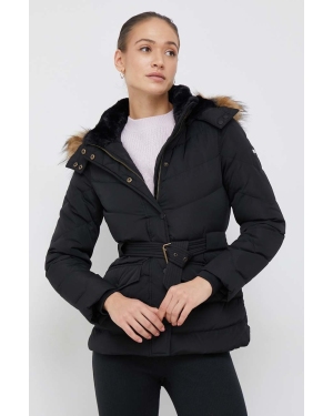 Pepe Jeans kurtka puchowa damska kolor czarny zimowa