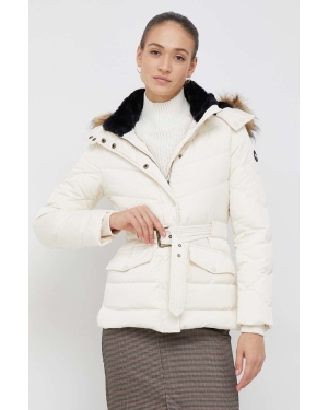 Pepe Jeans kurtka puchowa Alisa damska kolor beżowy zimowa