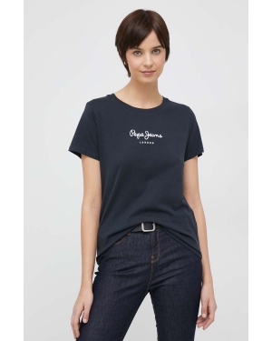 Pepe Jeans t-shirt bawełniany Wendy kolor czarny