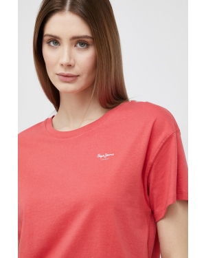 Pepe Jeans t-shirt bawełniany Wimani kolor czerwony