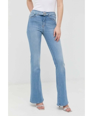Pinko jeansy Flora damskie medium waist