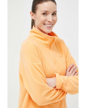 Roxy bluza sportowa Tech damska kolor pomarańczowy gładka