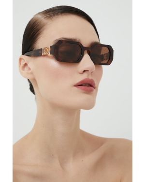 Swarovski okulary przeciwsłoneczne MILLENIA 5625301 damskie kolor brązowy