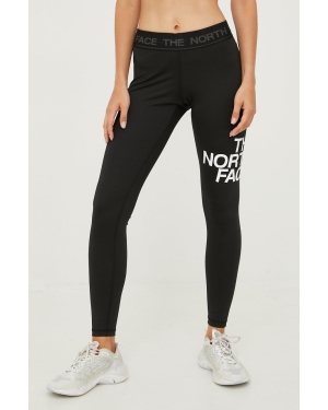 The North Face legginsy sportowe Flex damskie kolor czarny gładkie