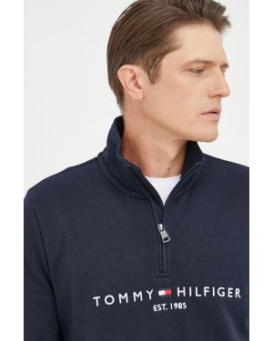Tommy Hilfiger bluza męska kolor granatowy z aplikacją