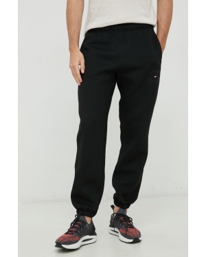 Tommy Hilfiger spodnie dresowe męskie kolor czarny z nadrukiem