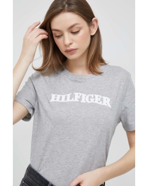 Tommy Hilfiger t-shirt bawełniany kolor szary